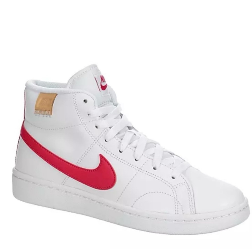NIKE WOMENS COURT ROYALE 2 (BLAZER) MID SNEAKER WHITE/PINK💖